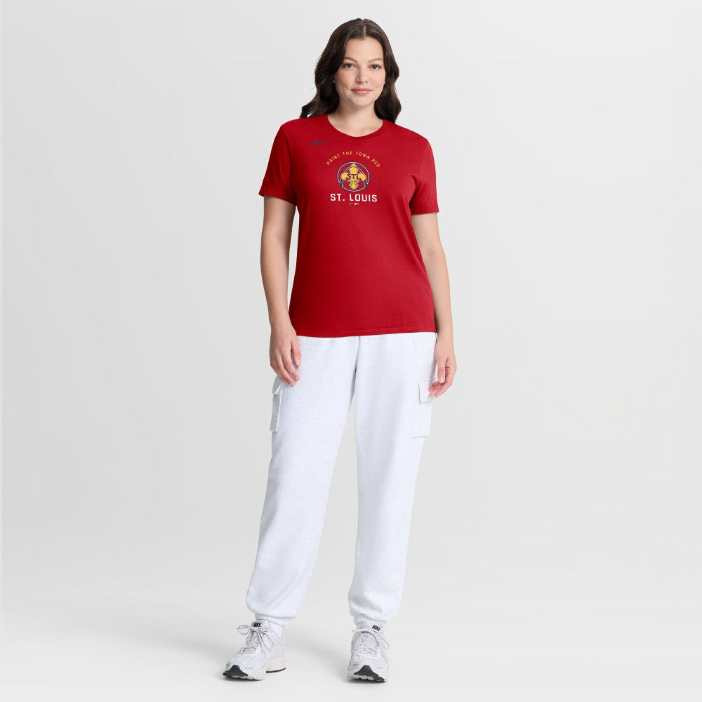 St. Louis Cardinals Women's City Connect Arch T-Shirt Red