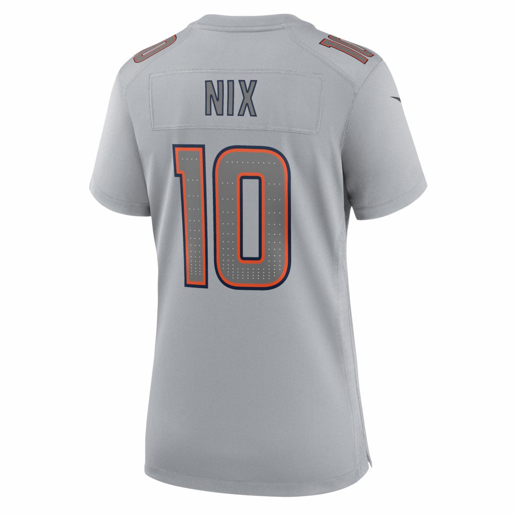 Bo Nix Denver Broncos Women's Fashion Atmosphere Fashion Game Jersey - Gray outlet