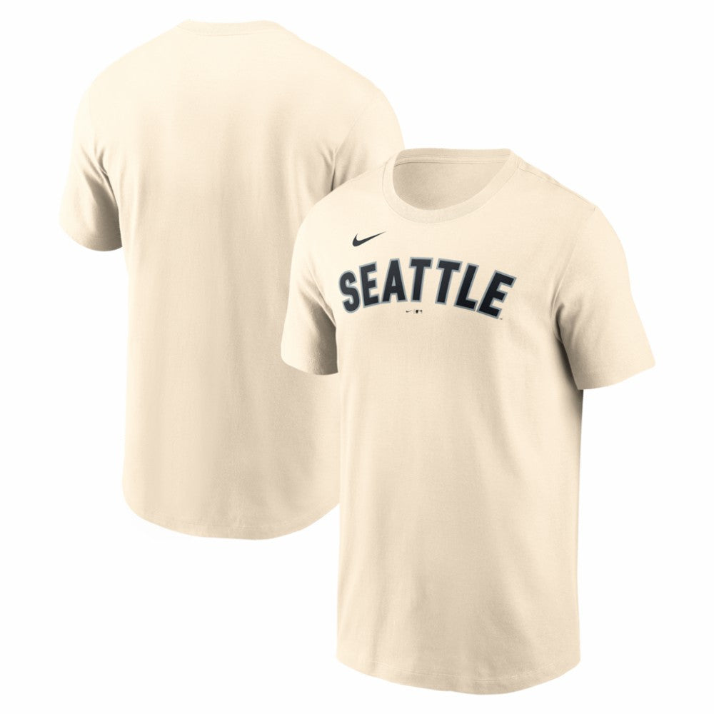 Seattle Mariners Alternate Wordmark T-Shirt Cream
