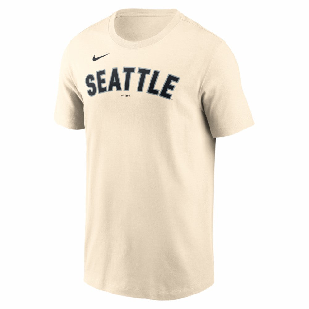 Seattle Mariners Alternate Wordmark T-Shirt Cream
