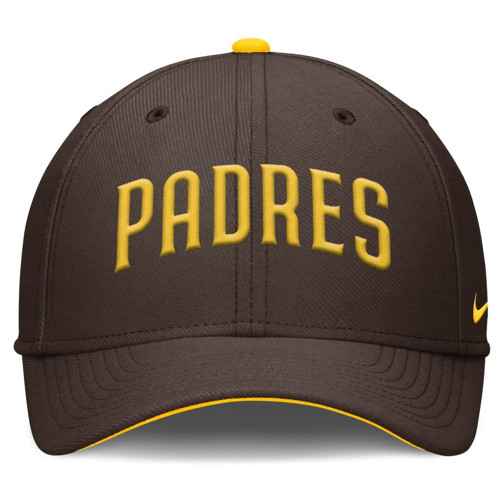 San Diego Padres Primetime Rise Dri-FIT Flex Hat Brown