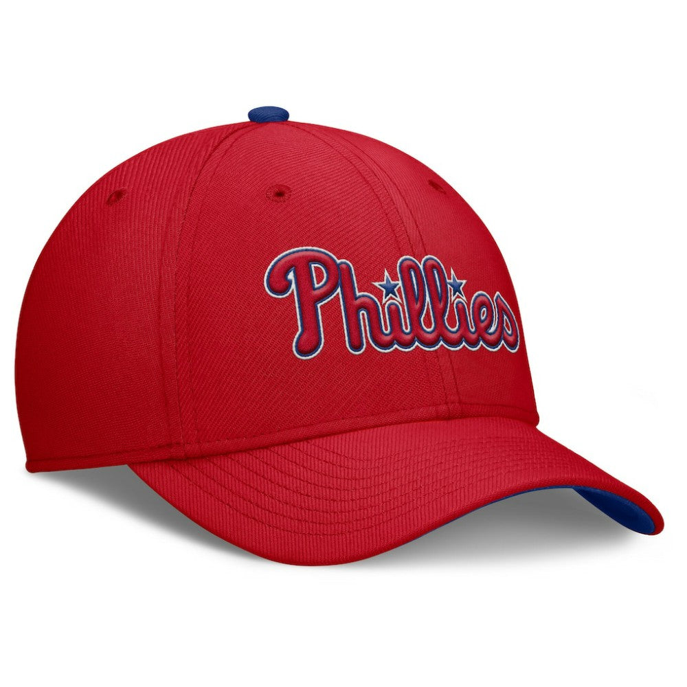 Philadelphia Phillies Primetime Rise Dri-FIT Flex Hat Red