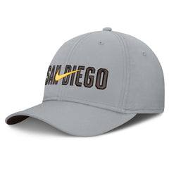 San Diego Padres Primetime Rise Dri-FIT Flex Hat Gray