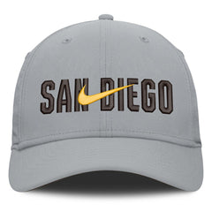 San Diego Padres Primetime Rise Dri-FIT Flex Hat Gray