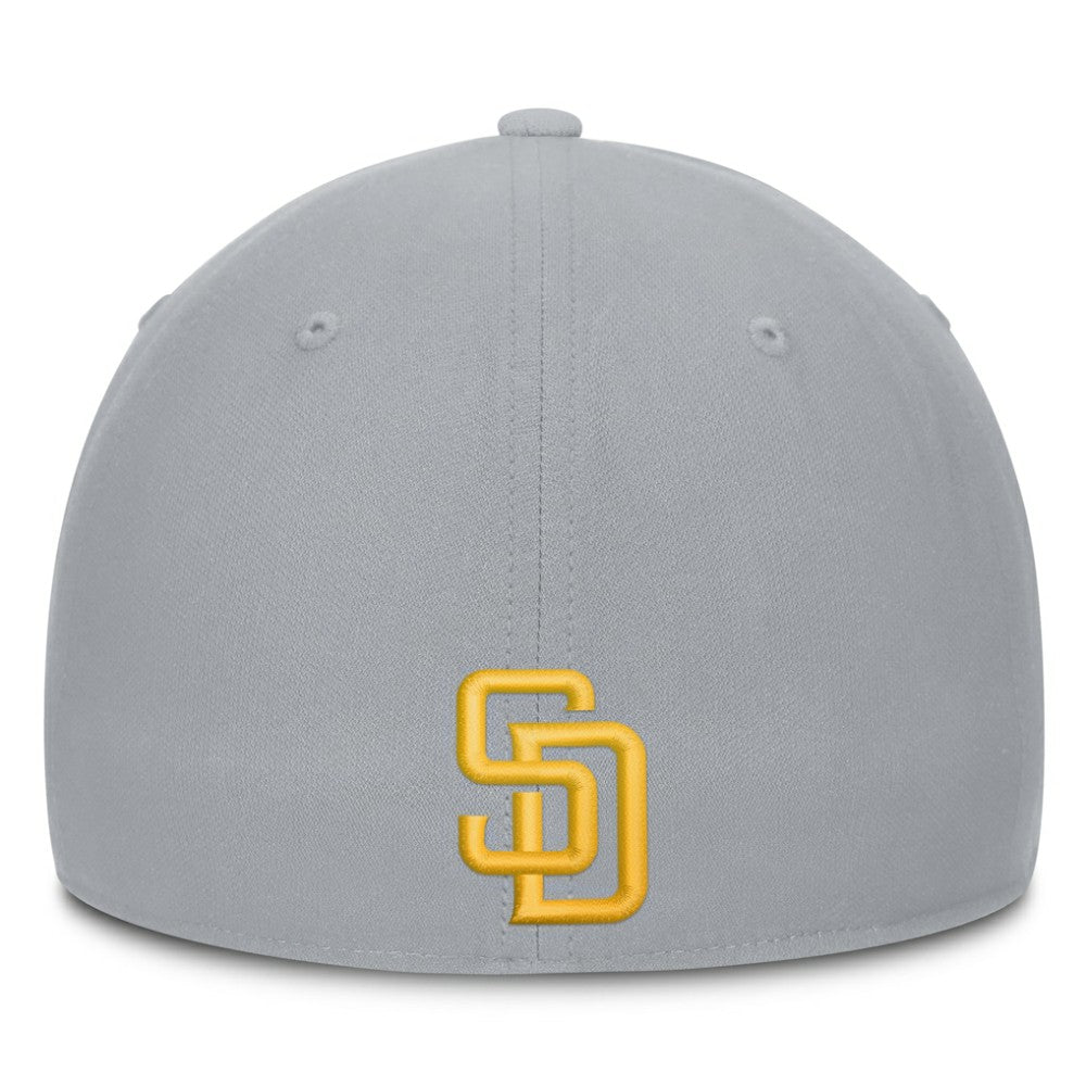 San Diego Padres Primetime Rise Dri-FIT Flex Hat Gray