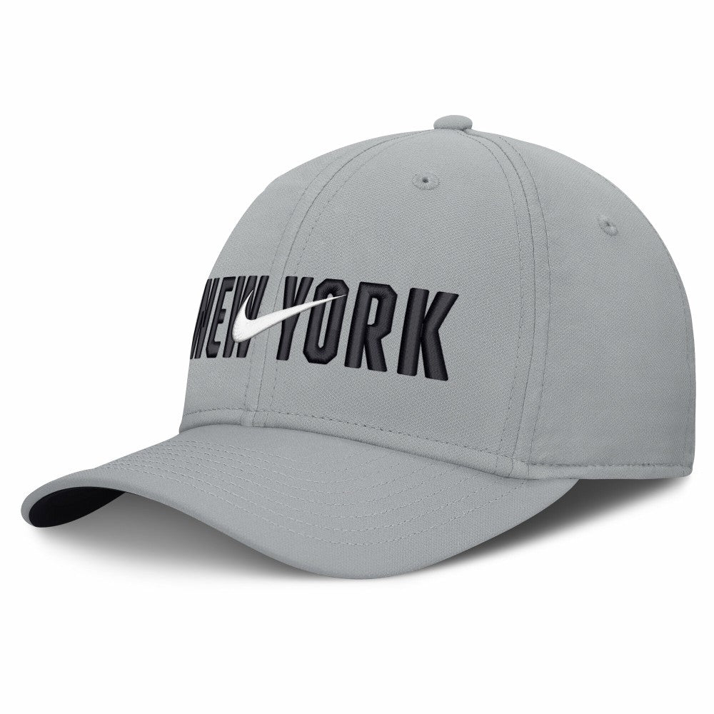 New York Yankees Primetime Rise Dri-FIT Flex Hat Gray