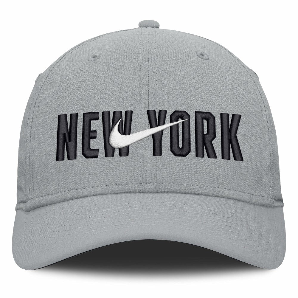 New York Yankees Primetime Rise Dri-FIT Flex Hat Gray