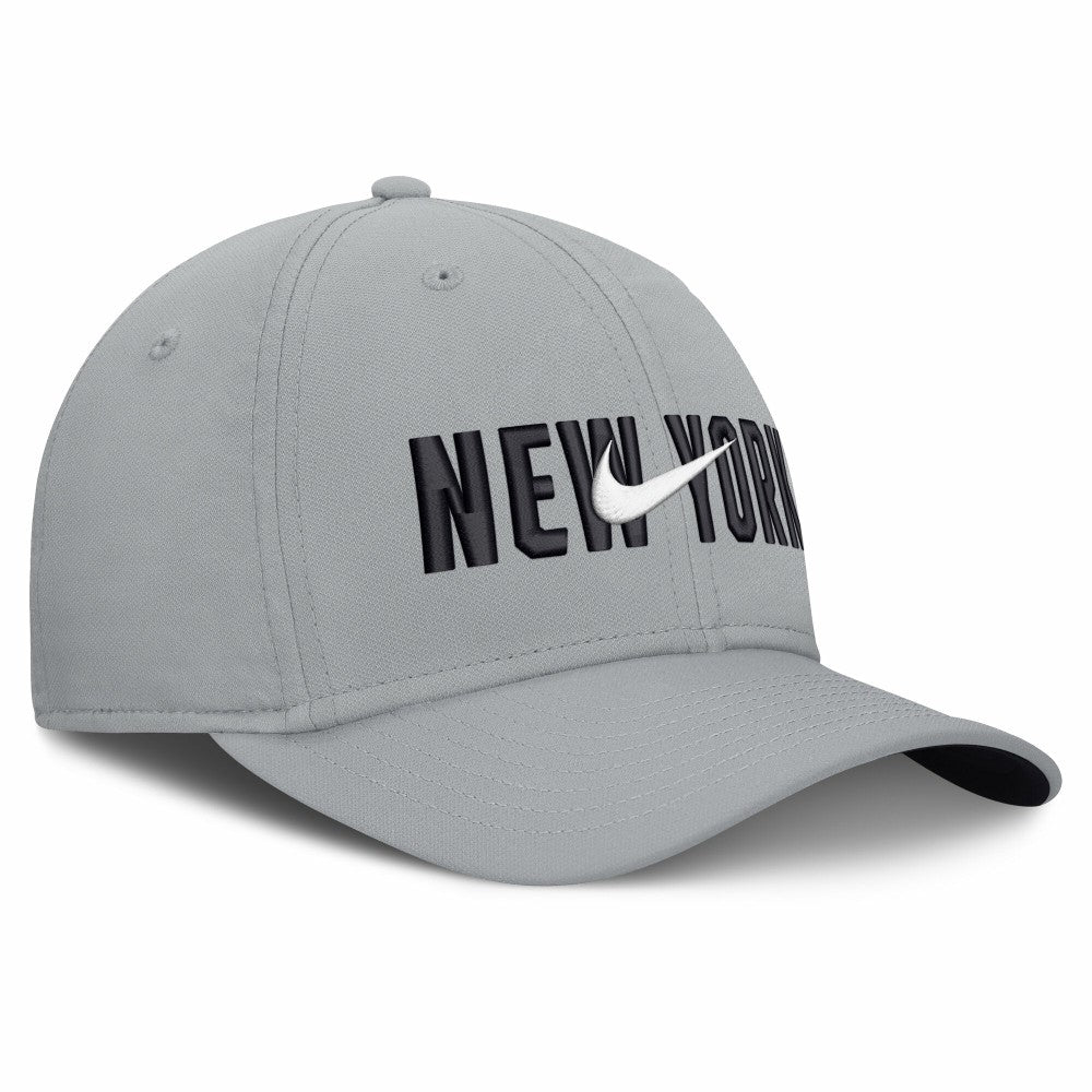 New York Yankees Primetime Rise Dri-FIT Flex Hat Gray
