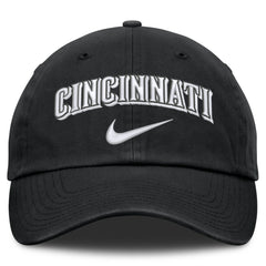 Cincinnati Reds Primetime Club Adjustable Hat Black