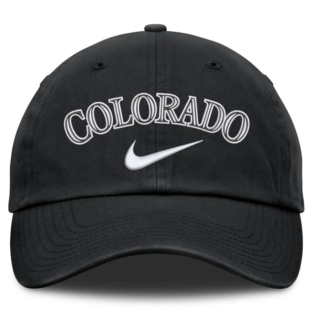 Colorado Rockies Primetime Club Adjustable Hat Black