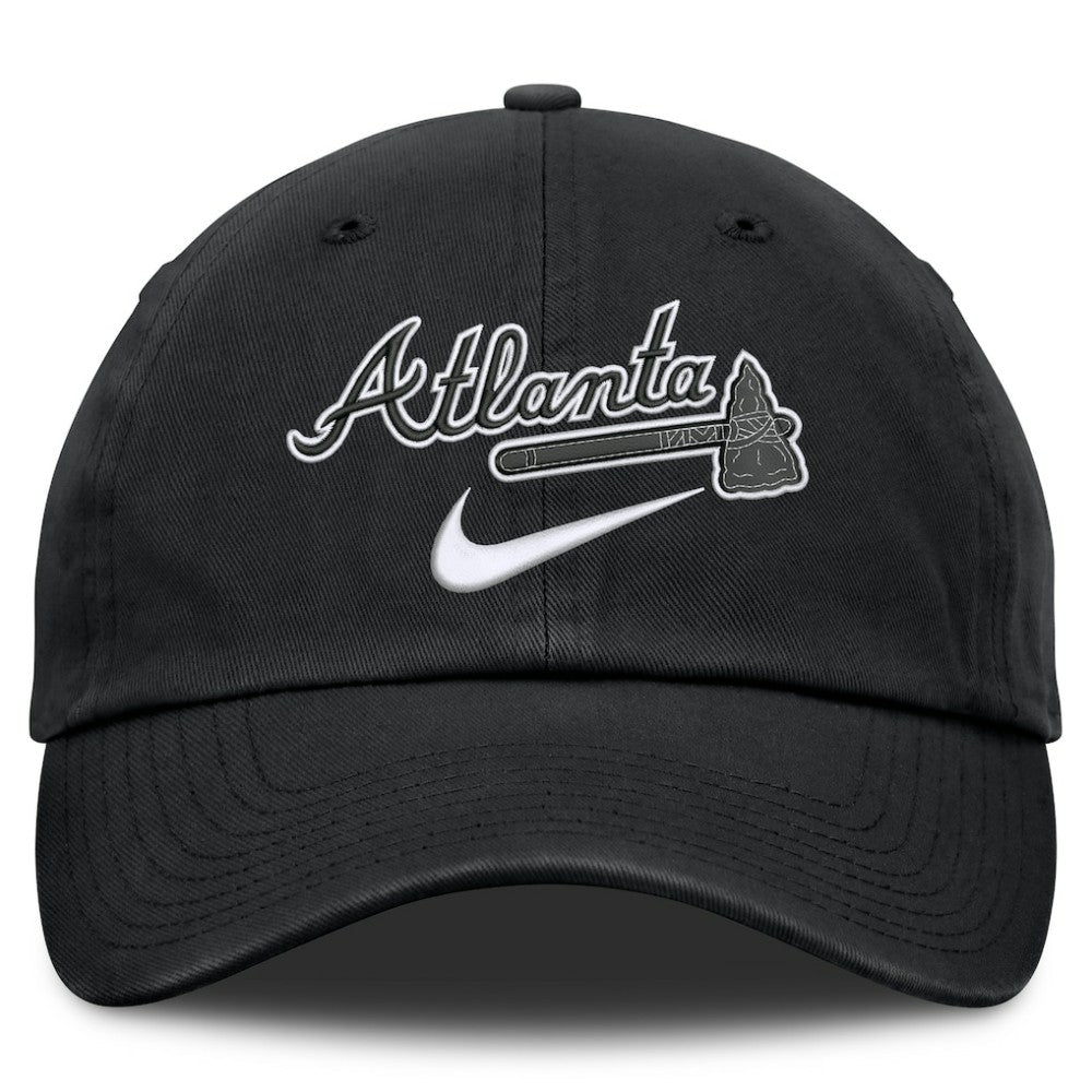 Atlanta Braves Primetime Club Adjustable Hat Black