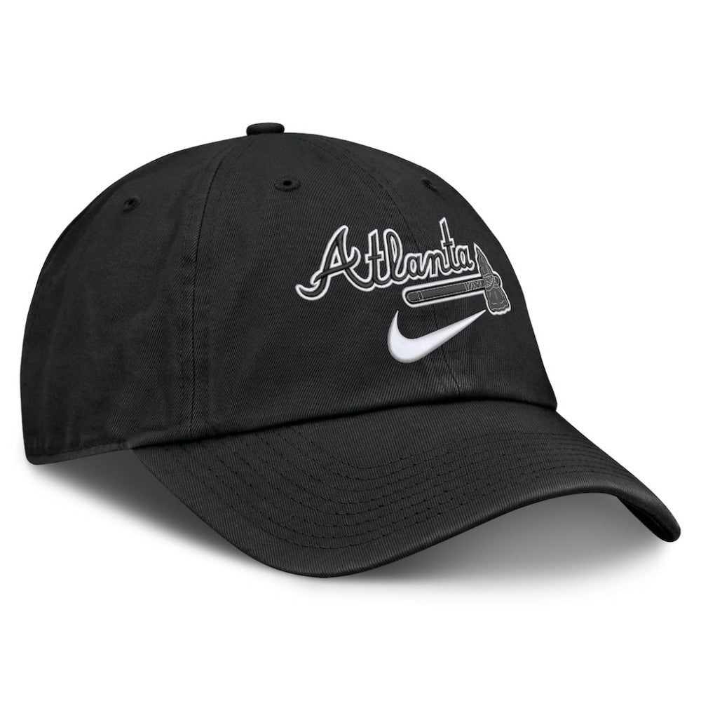 Atlanta Braves Primetime Club Adjustable Hat Black