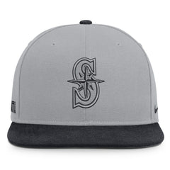 Seattle Mariners Primetime Pro Dri-FIT Snapback Hat Gray/Navy