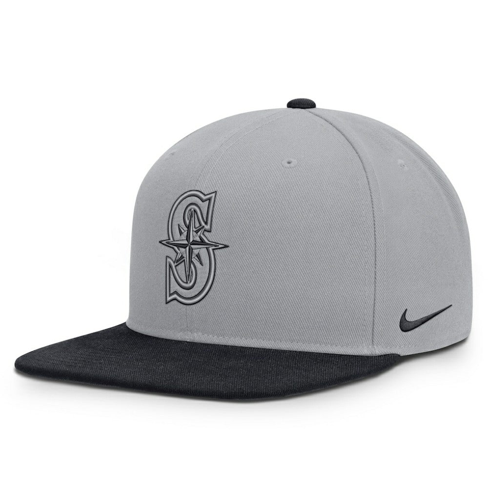 Seattle Mariners Primetime Pro Dri-FIT Snapback Hat Gray/Navy