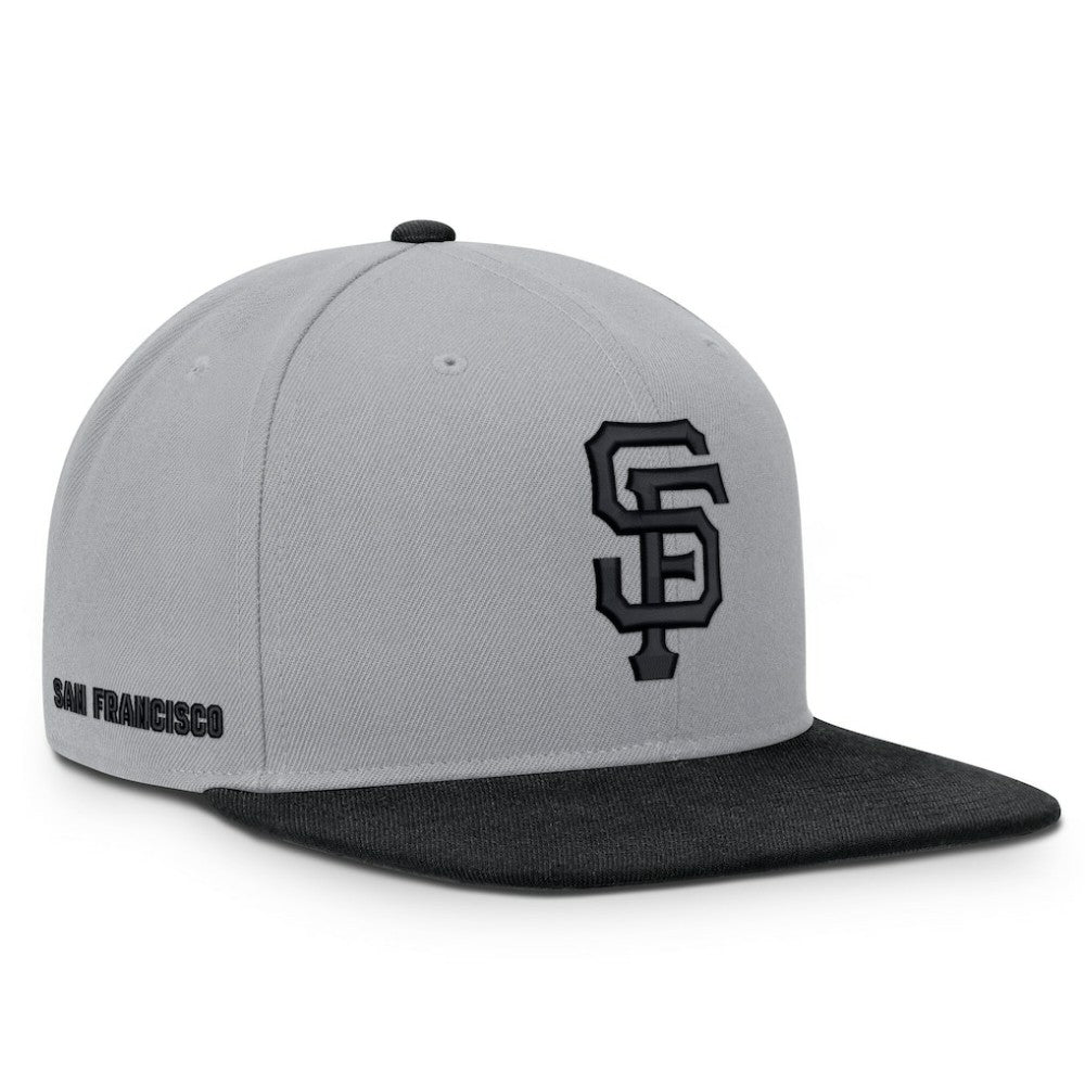 San Francisco Giants Primetime Pro Dri-FIT Snapback Hat Gray/Black