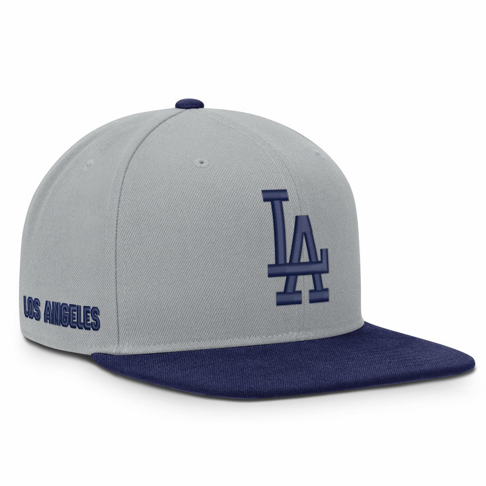 Los Angeles Dodgers Primetime Pro Dri-FIT Snapback Hat Gray/Royal