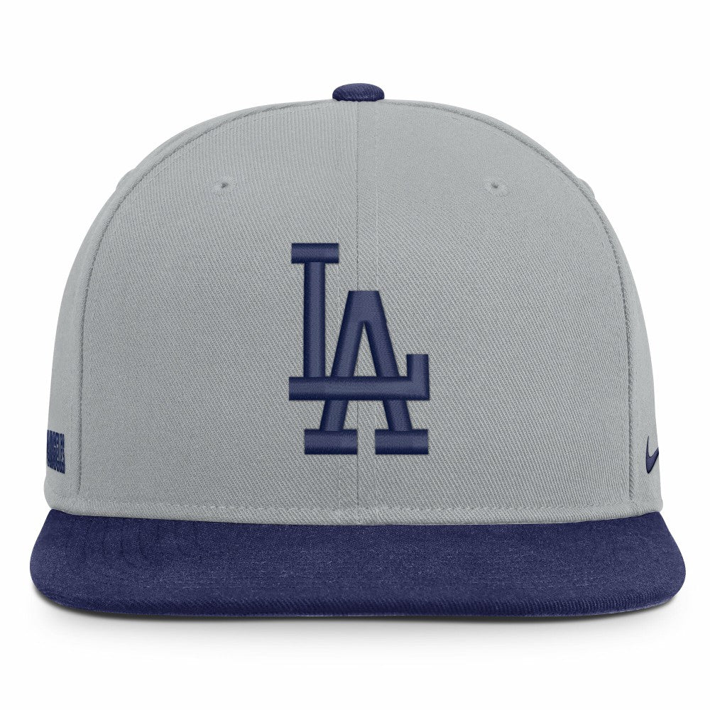 Los Angeles Dodgers Primetime Pro Dri-FIT Snapback Hat Gray/Royal
