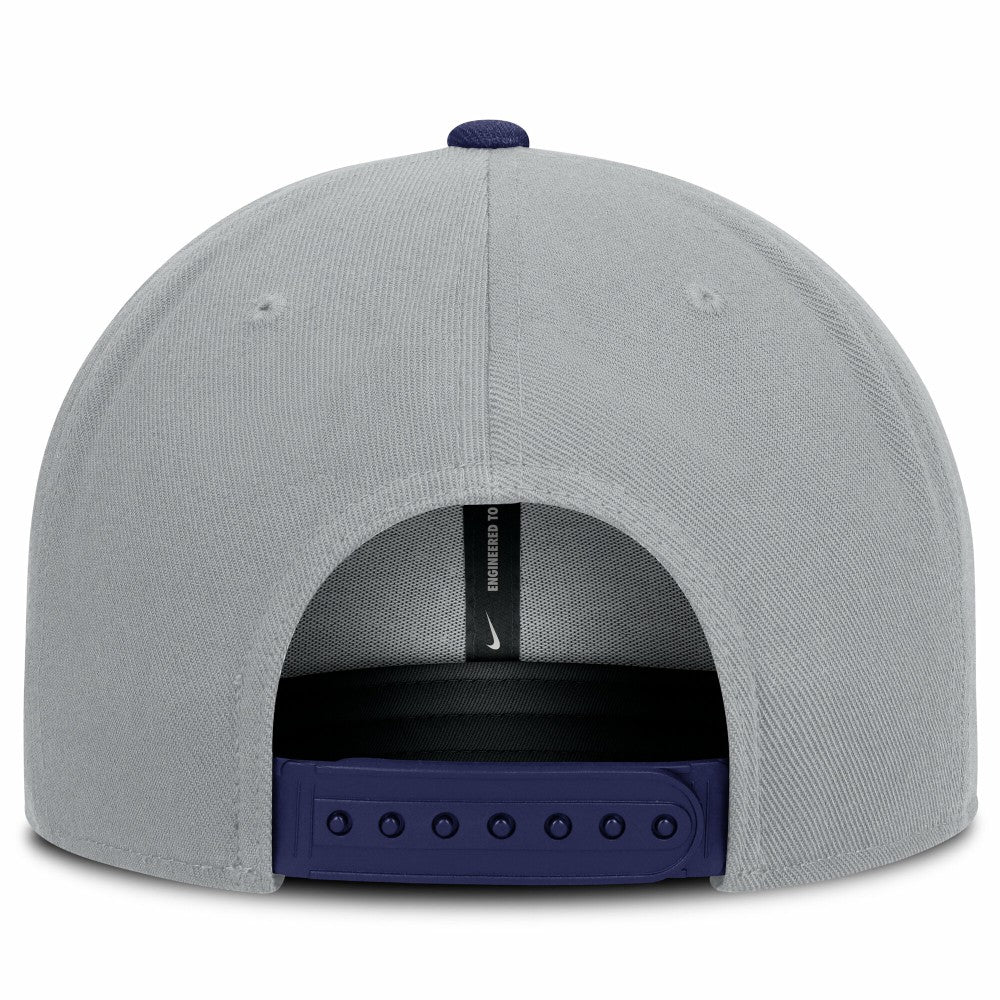 Los Angeles Dodgers Primetime Pro Dri-FIT Snapback Hat Gray/Royal