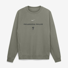 Philadelphia Phillies Statement Primary Raglan Dri-FIT Sweatshirt Olive