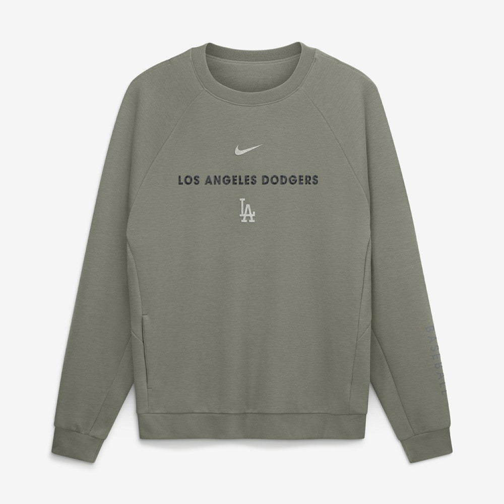 Los Angeles Dodgers Statement Primary Raglan Dri-FIT Sweatshirt Olive