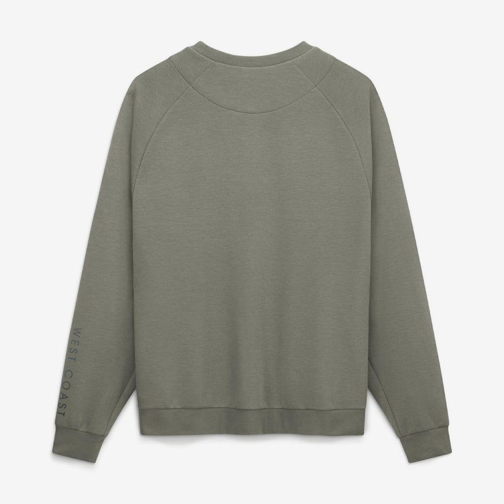 Los Angeles Dodgers Statement Primary Raglan Dri-FIT Sweatshirt Olive