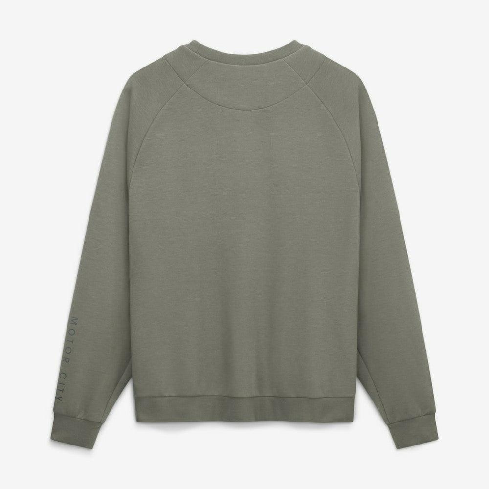 Detroit Tigers Statement Primary Raglan Dri-FIT Sweatshirt Olive