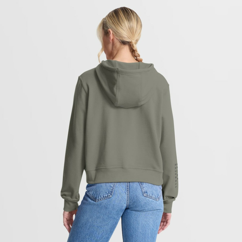 New York Yankees Women's One Tri-Blend Dri-FIT Hoodie Olive