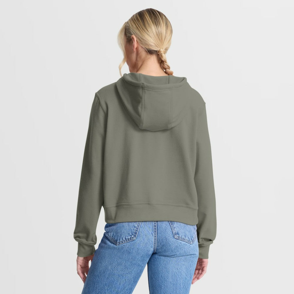 Atlanta Braves Women's One Tri-Blend Dri-FIT Hoodie Olive