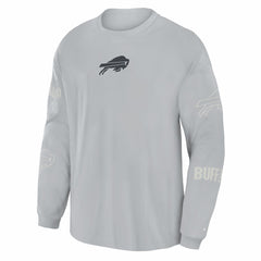 Buffalo Bills Oversized Type Play Long Sleeve T-Shirt - Gray sale