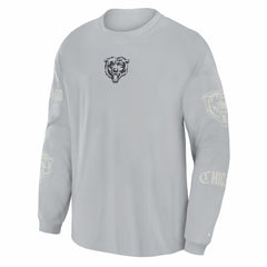 Chicago Bears Oversized Type Play Long Sleeve T-Shirt - Gray outlet