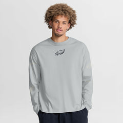 Philadelphia Eagles Oversized Type Play Long Sleeve T-Shirt - Gray outlet