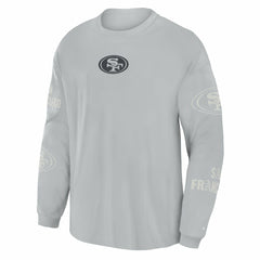 San Francisco 49ers Oversized Type Play Long Sleeve T-Shirt - Gray discount