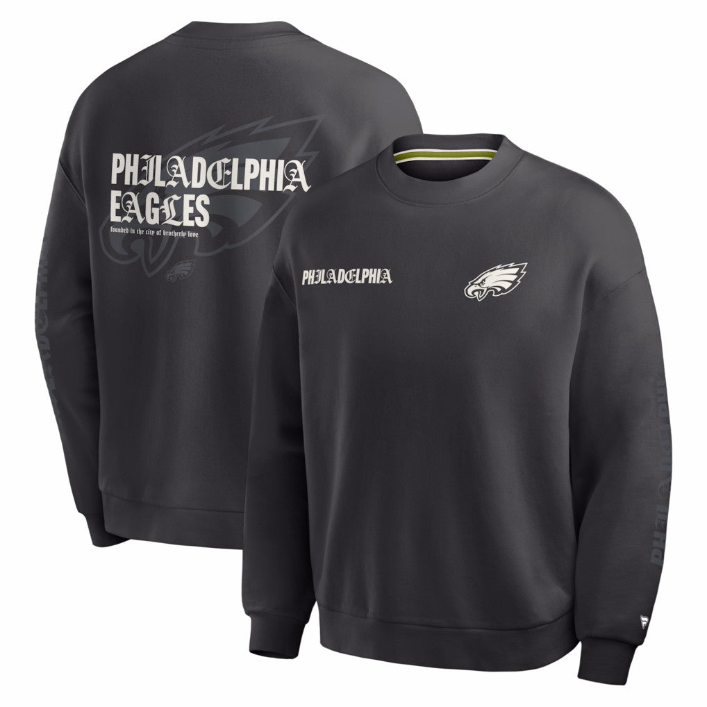 Philadelphia Eagles Oversized Type Play Multi Sweatshirt - Black cheap