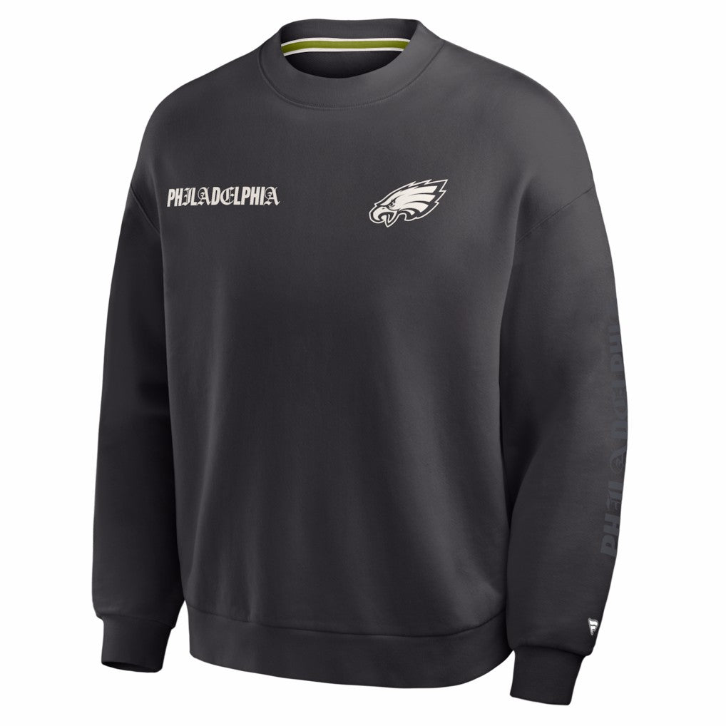 Philadelphia Eagles Oversized Type Play Multi Sweatshirt - Black cheap