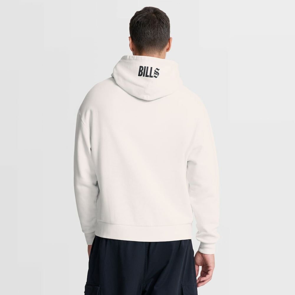 Buffalo Bills Oversized Type Play Location Hoodie - Cream on sale