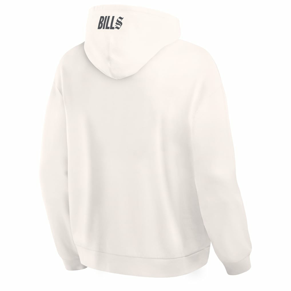 Buffalo Bills Oversized Type Play Location Hoodie - Cream on sale