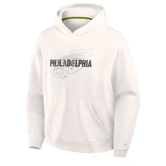 Philadelphia Eagles Oversized Type Play Location Hoodie - Cream discount