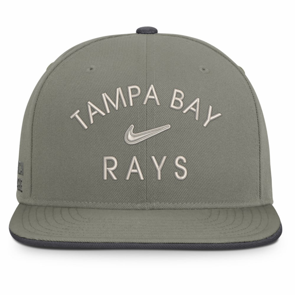Tampa Bay Rays Pro Dri-FIT Snapback Hat Olive