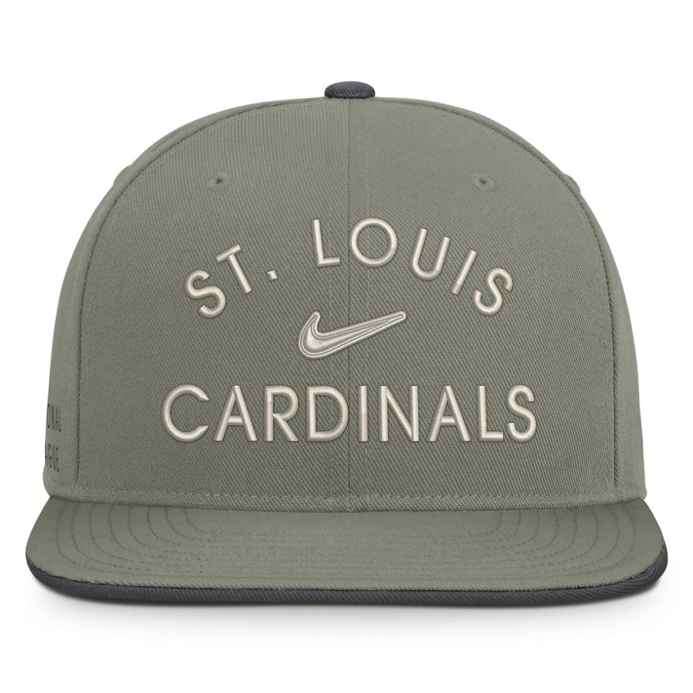 St. Louis Cardinals Pro Dri-FIT Snapback Hat Olive