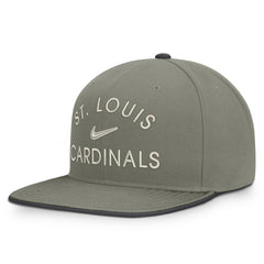 St. Louis Cardinals Pro Dri-FIT Snapback Hat Olive