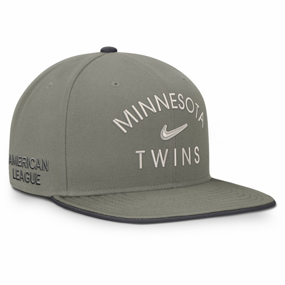 Minnesota Twins Pro Dri-FIT Snapback Hat Olive