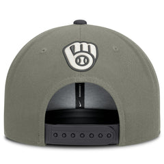 Milwaukee Brewers Pro Dri-FIT Snapback Hat Olive