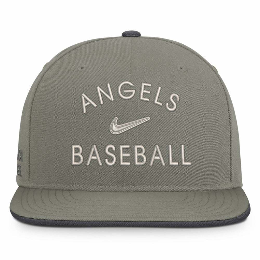 Los Angeles Angels Pro Dri-FIT Snapback Hat Olive