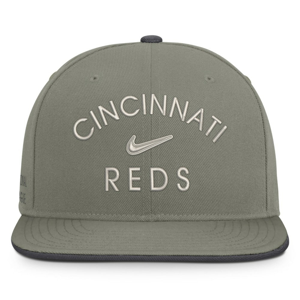 Cincinnati Reds Pro Dri-FIT Snapback Hat Olive