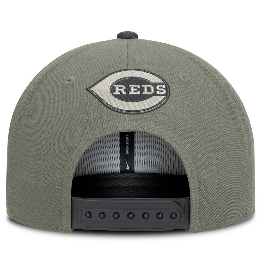 Cincinnati Reds Pro Dri-FIT Snapback Hat Olive