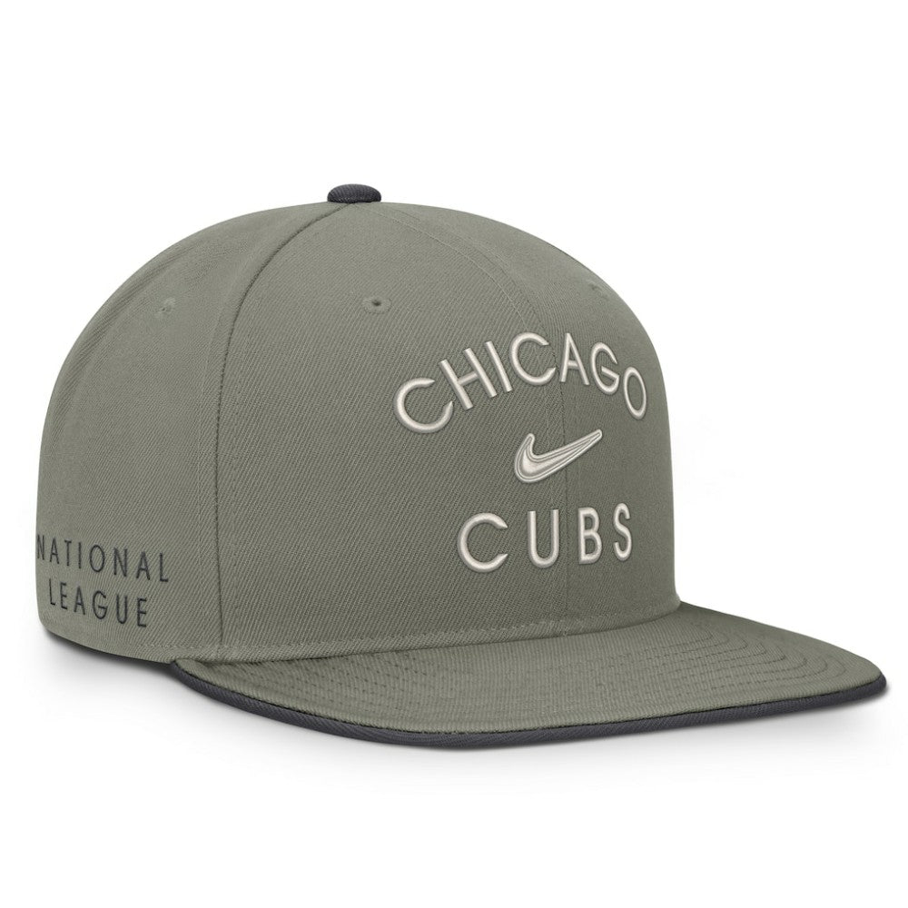 Chicago Cubs Pro Dri-FIT Snapback Hat Olive
