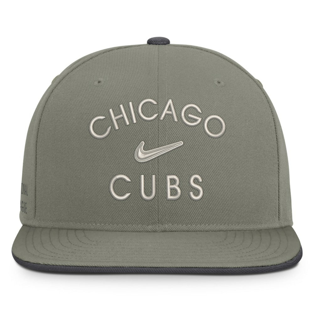 Chicago Cubs Pro Dri-FIT Snapback Hat Olive