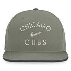 Chicago Cubs Pro Dri-FIT Snapback Hat Olive