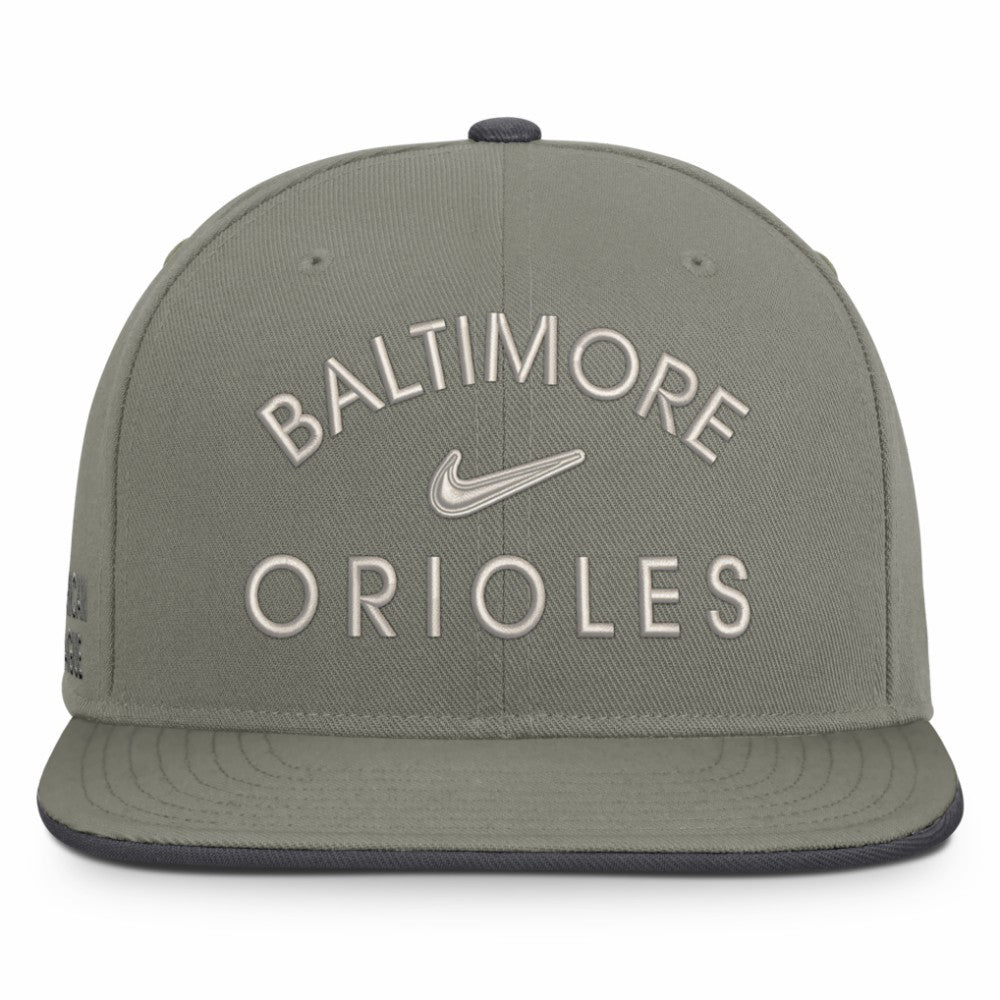 Baltimore Orioles Pro Dri-FIT Snapback Hat Olive
