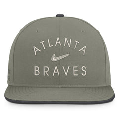 Atlanta Braves Pro Dri-FIT Snapback Hat Olive
